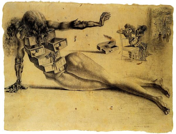 Dali, City of Drawers, 1936