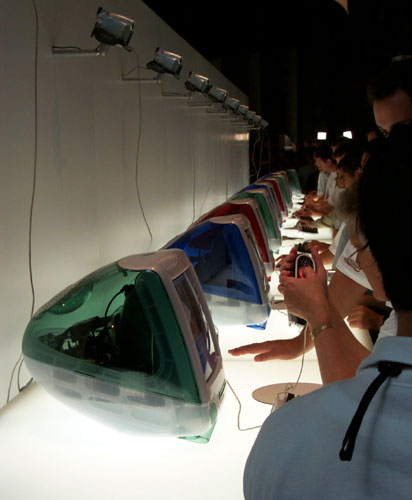 iMacs all in a row...